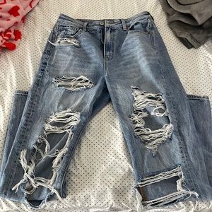 highest rise mom jeans from american eagle